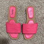 Qupid Pink Sandals Photo 0