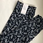 Johnny Was NWT  Calme High Waist 7/8 Leggings in Navy and White Photo 1