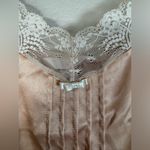 Victoria's Secret Victoria’s Secret Angels Peach and Cream Satin and Lace Romper size Medium Photo 8