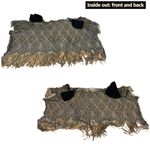 VINTAGE 1980'S SHARADE GOLD & BLACK OPEN KNIT CROPPED OVER Photo 9