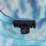 Ocean Swirl Vintage tie dye top Blue Size L Photo 9