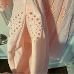 Cara Cara Hart Blush Pink Eyelet Mini Dress | Size 4 Photo 9