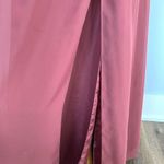 Revelry Eliza Chiffon Rosewood Pink Mauve Bridesmaids Prom Full Length Dress 2 Photo 11