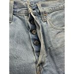 Levi's  501 Cut-Off Shorts Women's 27 Blue Denim Distressed‎ Original Fit Beach Photo 5