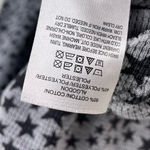 Lucky Brand Women's Grey Black Star Print Thermal Tee Size Small Y2K Waffle Knit Photo 5