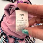 Vigoss  Floral Striped One Piece Swimsuit Size 14 Photo 1