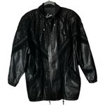 Vintage Winlit Leather Detail design women’s Jacket. SZ. S Black Photo 6