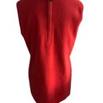 Ralph Lauren LAUREN Orange Knit Back Zip Tank Top Size Large Photo 6