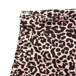 J.Crew Pink Leopard Print Ruffle Shorts Women Size 0 Animal Print Linen Cotton Photo 8
