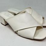 Rachel Zoe Garland Chunky Heel Mule Slide sandals Shoes Size US 10M off white Photo 0