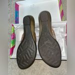 Love and Liberty Made in USA NEW Gold Low Heel Flip Flop Bling Sandals Size 10 Photo 6