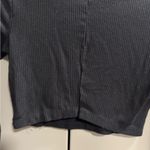 Reformation Black Fitted Long Sleeve Crop Blouse! Small women’s Photo 2