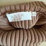 ASTR the Label Channary Rib Midi Sweater Dress Tan Small NWOT Photo 6