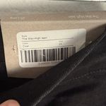 Everlane NEW  Sz 25 Long The Way High Straight Jean Coal Black Organic Cotton Photo 8