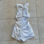 DO+BE White Eyelit Romper with Cross Back Sz Small Photo 1