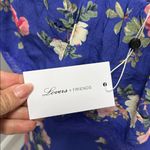 Lovers + Friends  Elouise Midi Dress Feeling Blue Floral Photo 6