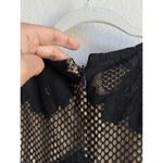 Ali & Jay  Women’s Black‎ Nude Mini Lace Babydoll Sleeveless Short Dress Size S Photo 8