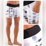 Lululemon Dart & Dash shorts Black white Dot Photo 7