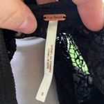 Free People  Black Lace Layered Long Sleeve Blouse – Size Small Photo 6