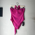 Seafolly NEW  Collective‎ Hot Pink Halter Bandeau One Piece Swimsuit Size 10 Photo 1