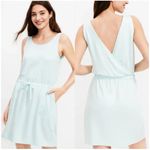 Lou & grey  Womens Medium Signaturesoft Lite Mint Crossover Back Pocket Dress NEW Photo 1