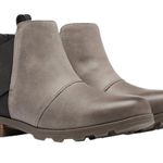 Sorel  Emelie Waterproof Leather Chelsea Boot in Quarry 5 Photo 1