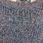 EXPRESS Confetti Twist Cut Out Back Oversized Long Sleeve Sweater A95 Photo 5