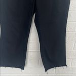 Universal Threads Universal Thread Black Ankle Cropped Bootcut Denim Jean with Frayed Hem Size 14 Photo 2