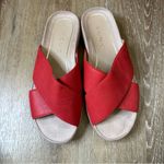 Vionic  Hayden Sandals Slides Cherry Red 6 Photo 1