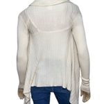 Max Mara Size S Ivory Winter White Horizontal Knit Open Sweater Cardigan Photo 1