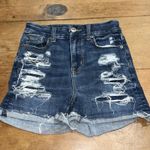 American Eagle Juniors Next Level Stretch Jean Shorts Size 0 Photo 1