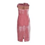 Cinq à Sept 5a7 Cinq a Sept NWT Marceau Strapless Velvet Ruffle Sheath Midi Dress Back Slit Photo 5