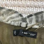 Mango  Zebra Print Mini Dress in Green Photo 4