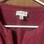Wonderly - Burgundy blouse by  size xl Photo 2