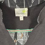 Anthropologie Porridge by  Mixed Media Sleeveless Black & White Shell Shirt S Photo 2