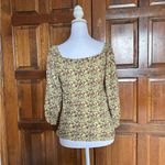 Nation Ltd  Dallyce Romance Tee Vintage Fleur Small Top Yellow Floral cottagecore Photo 5