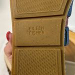 Eileen Fisher Mayla Womens Denim Wedge Sandals Sz 8 Triple-Band Cushioned Comfy Photo 8