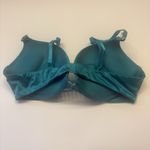 Victoria's Secret  Bombshell‎ Plunge Super Push-up Bra Size 36B Satin Lace Teal Photo 6