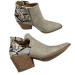 Seven Dials  Women’s Queenbury Zipup Animal Print Buckle Ankle Booties Photo 1