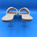 Steve Madden Beige Woven Slide Sandals Photo 2