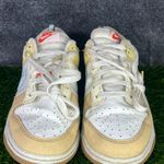 Nike  Dunk Low Women’s Sneakers White Yellow Blue Gum Sole size 9 Photo 2