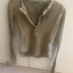Free People  Waffle Thermal Long Sleeve Photo 0