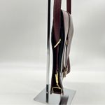 Saks 5th Avenue SaKs Fifth Avenue Burgundy Leather Messenger Style Shoulder Bag w/Double Flap Photo 5