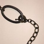 Premier Designs Elegant Brass Tone Aged Metal Silver Tone Chunky Boho Necklace Photo 2