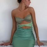 Baobab Ola Maxi Dress in Matcha Mix Green Resort Wear Strapless Revolve Small S Photo 5
