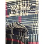 Nike GOLF Tour Performance Dri-Fit Women's 4 Modern Rise Pants Blue Pink Plaid Photo 4