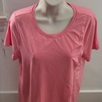 Motherhood Maternity nursing Pink layered tulip Short Sleeve Tee, size M casual Photo 0