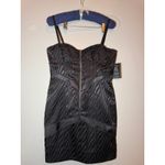 Retrofête Black Diana Mini Party Dress Women Size M Classic Cocktail Club Dress Photo 2
