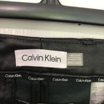 Calvin Klein Womens Pants 6P Black Leather Straight Fit Mid Rise Pocket NWT Photo 4