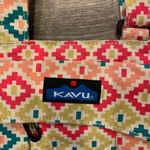 KAVU  Canvas Crossbody Adjustable Green Pink Aztec Bag Purse Photo 2